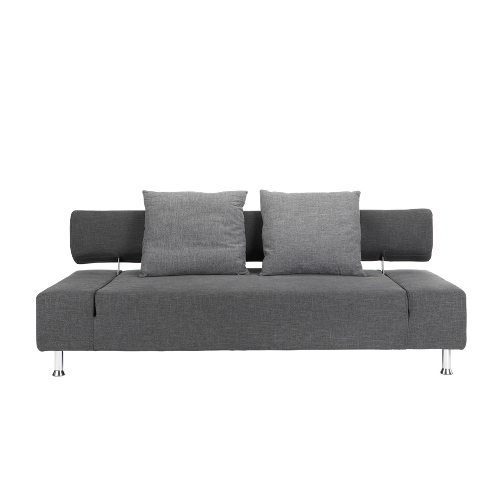 Sofa Giường NAOMI/P Màu Xám Đậm Index Living Mall