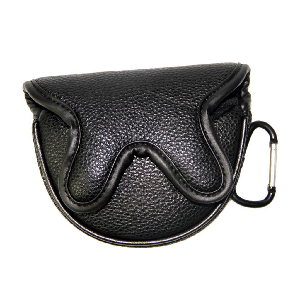 Golf Putter Cover,Putter covers for head Mallet Putter Head Cover Leather Golf Putter Cover Mallet with Closure