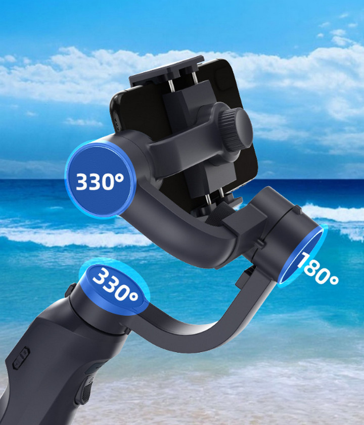 Gậy Chống Rung F10 Pro 3-Axis Gimbal Tích Hợp Sạc Dự Phòng - Home and Garden