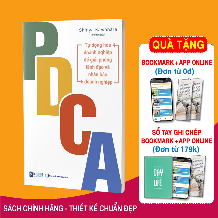 Pdca - Tự Động Hóa Doanh Nghiệp Để Giải Phóng Lãnh Đạo Và Nhân Bản Doanh Nghiệp Tặng Kèm Sổ Tay Mục Tiêu - Kế Hoạch