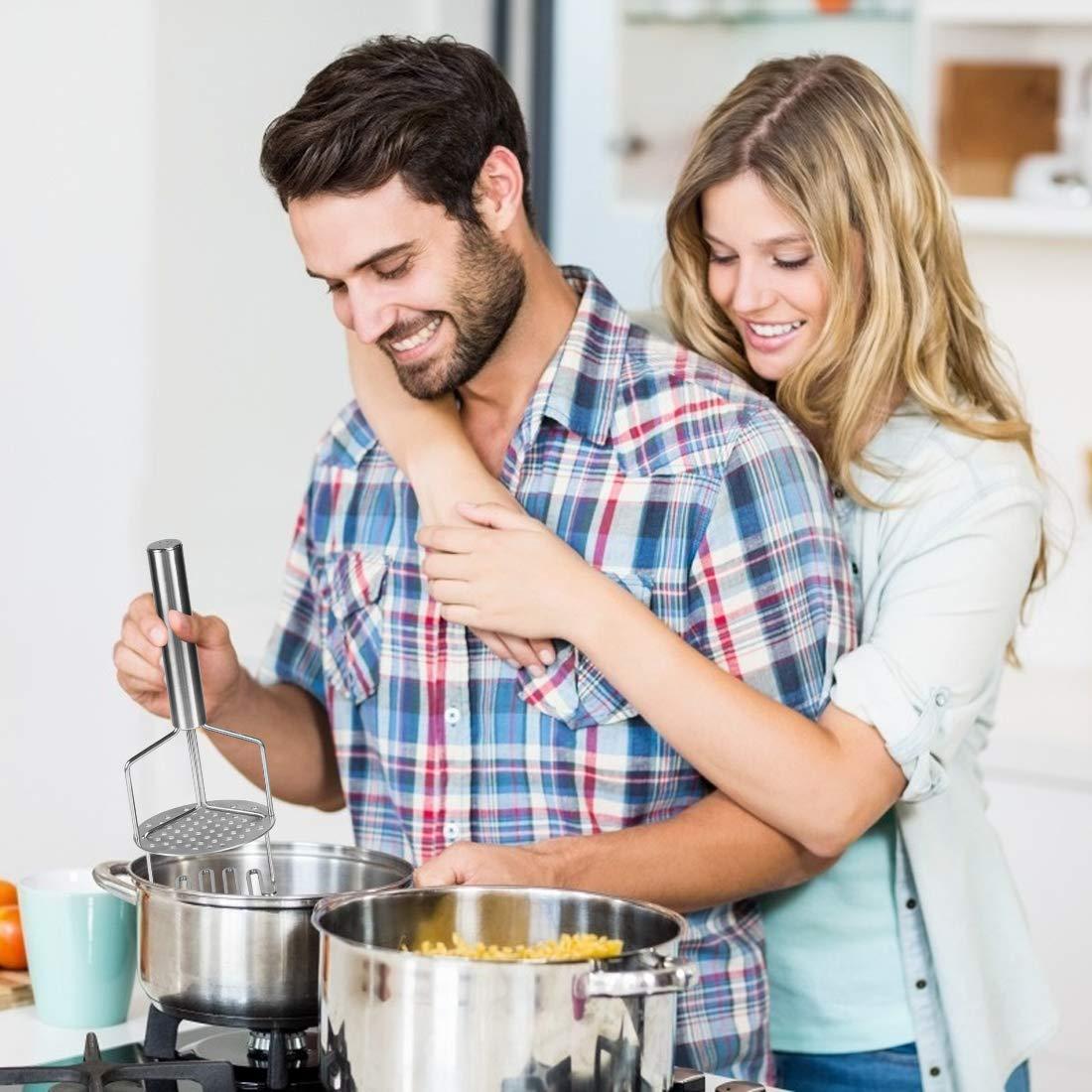 Thép không gỉ dập Khoai khoai tây, tem khoai tây cho máy rửa chén, khoai tây xay nhuyễn, khoai tây ép rau củ cho cháo khoai tây, trái cây và rau quả