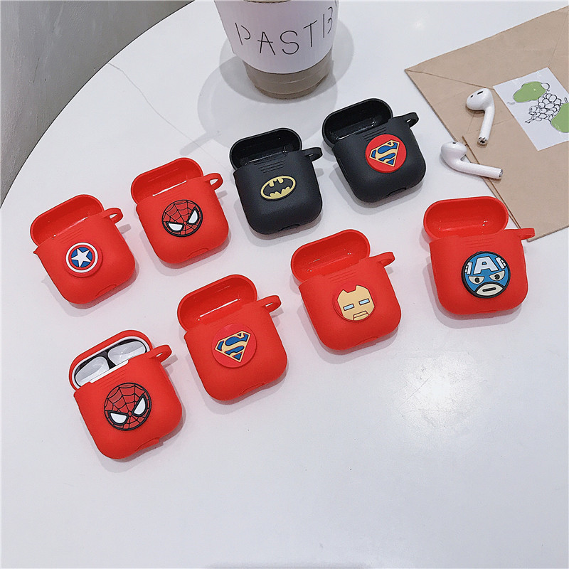 Airpods Case, Ốp Bảo Vệ Dành Cho Airpods 1/2 - Superheros figure - Hàng Chính Hãng