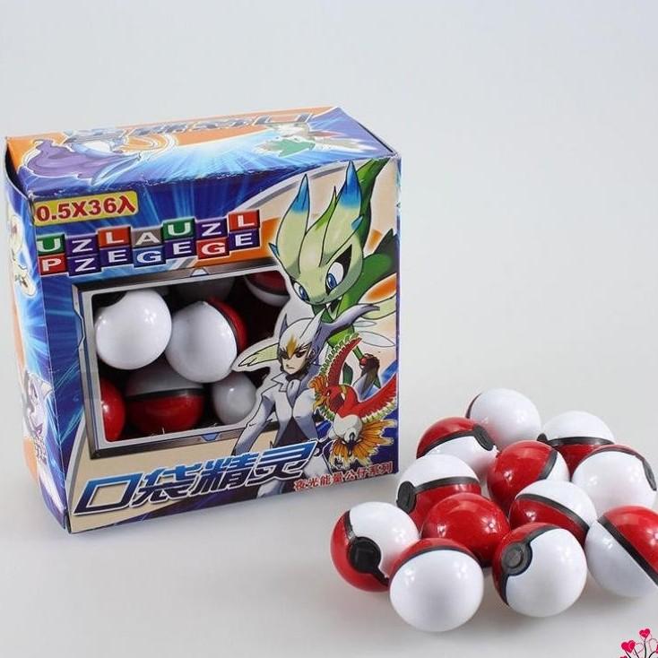 Set hộp 36 bóng pokemon - Bên trong có chứa mô hình và quà tặng
