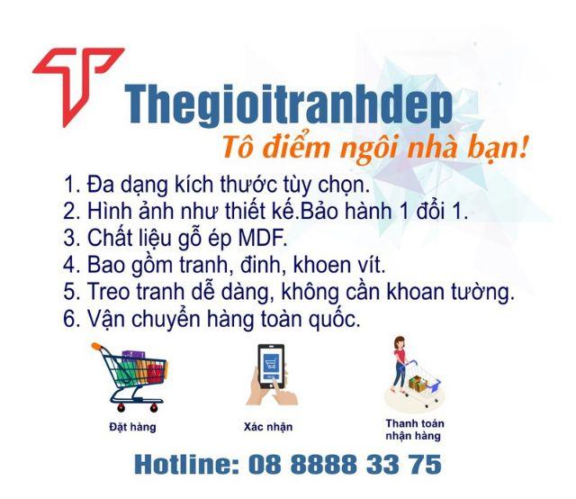 Tranh trang trí nội thất phòng trà