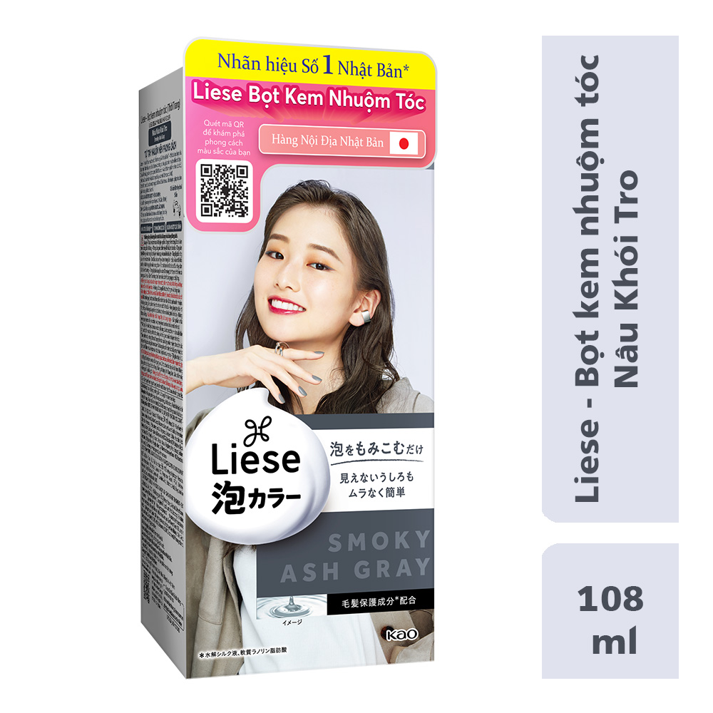 (Chọn màu) Liese Bọt kem nhuộm tóc 108ml