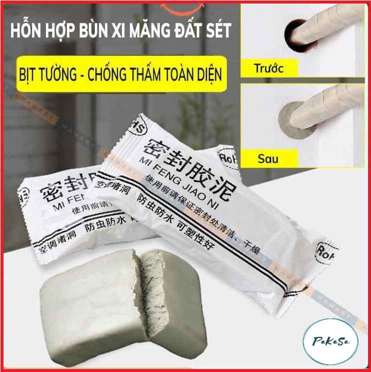 Xi Măng Trắng Bùn Đất Sét Trám Tường Chống Thấm Bù Trám Lỗ Điều Hòa Đường Ống Nước - Chính hãng