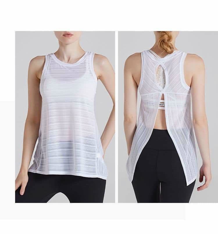 Áo Tank Top Nữ  Siêu Mát Vạt Xéo Co Giãn Tốt ( Có thể mặc 2 kiểu )