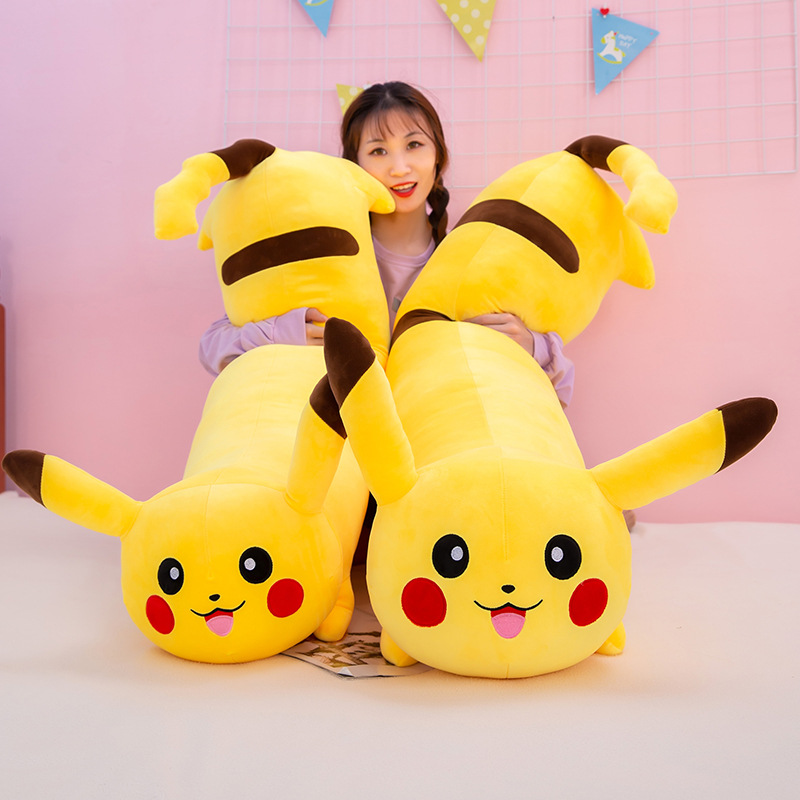 Gối Ôm Pikachu Siêu Mềm Mịn Dễ Thương (50cm---&gt;1m3) Vải Miniso 4 Chiều Êm Ái Mềm Mại, Hàng Xịn Cao Cấp Loại 1