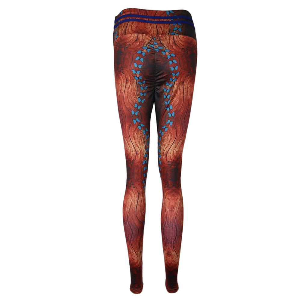 High Waist Workout Leggings For Women Lightweight Printed Tights Sport Pants