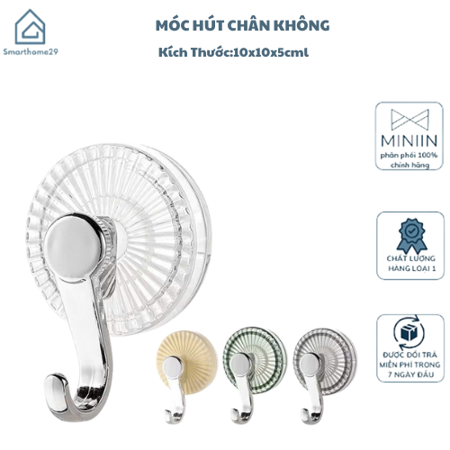 Móc Hút Chân Không ,Móc Khăn PET Hạng Nặng Tái Sử Dụng Không Đục Lỗ - HÀNG CHÍNH HÃNG MINIIN