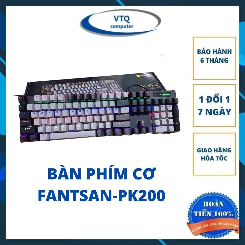 Bàn Phím Cơ Led đổi màu Pantsan Pk200 Gaming cao cấp -Nhiều chế độ led - cảm giác chơi game cực đã BH 12th