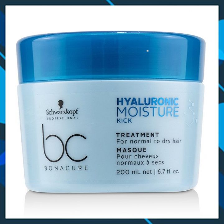 Dầu hấp ủ tóc Schwarzkopf BC Bonacure Hualuron Moisture Kick Micellar Treatment giữ ẩm tóc khô giòn và xoăn Đức 200ml