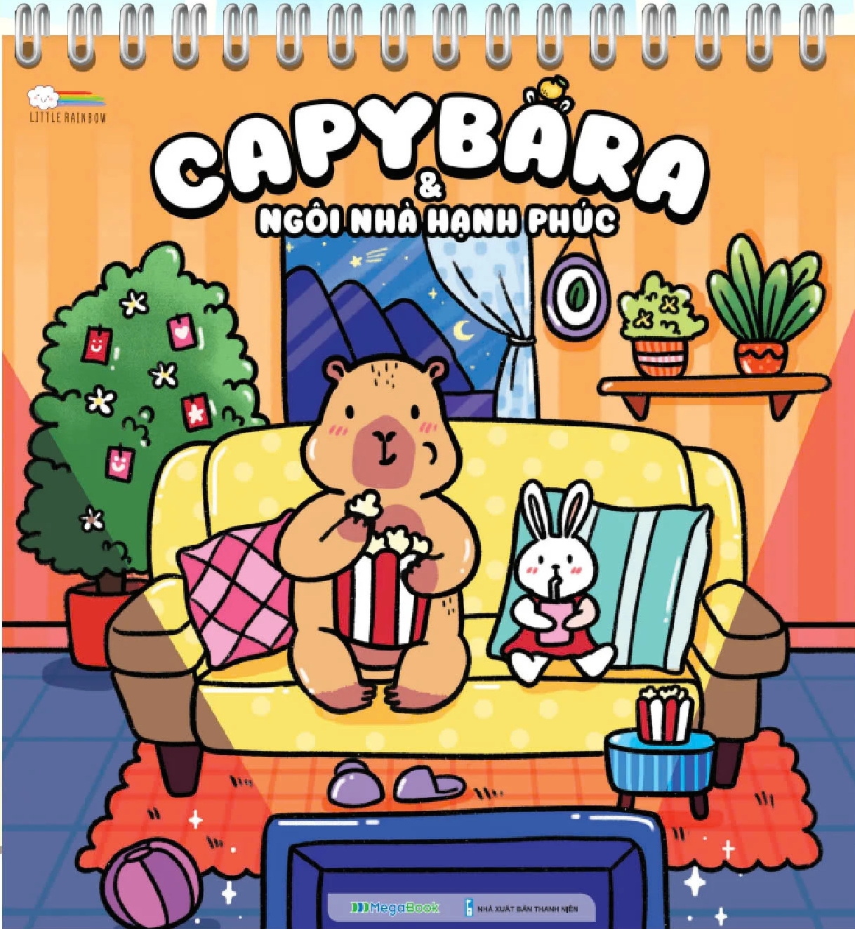 Sách Tô Màu Chữa Lành - Capybara - MEGA