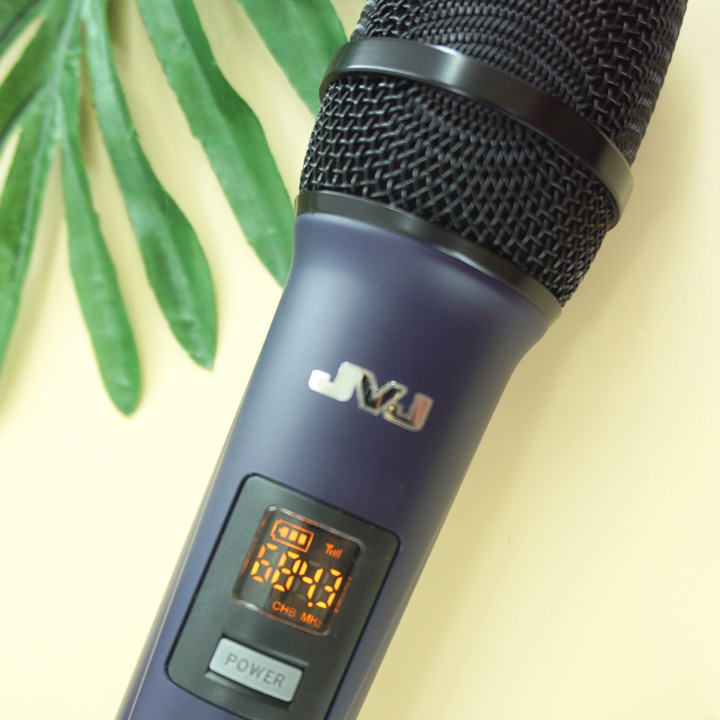 Bộ 2 Microphone không dây W-15 JVJ đa năng, tương thích cao - Hàng Chính Hãng