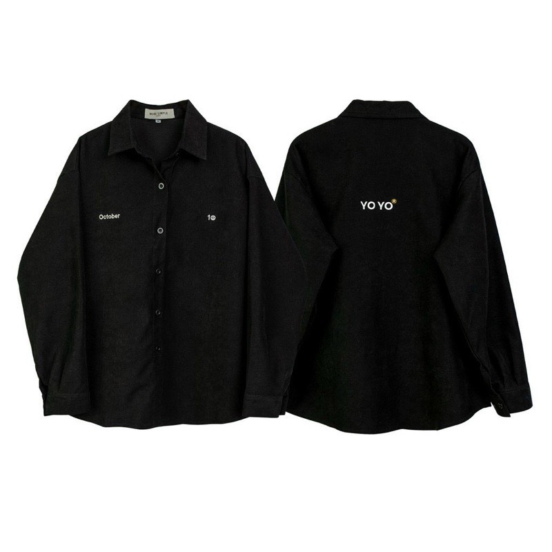 Áo Sơ Mi Nữ Chất Da Cao Cấp Không Bị Xù Chất Dày Dạn Unisex