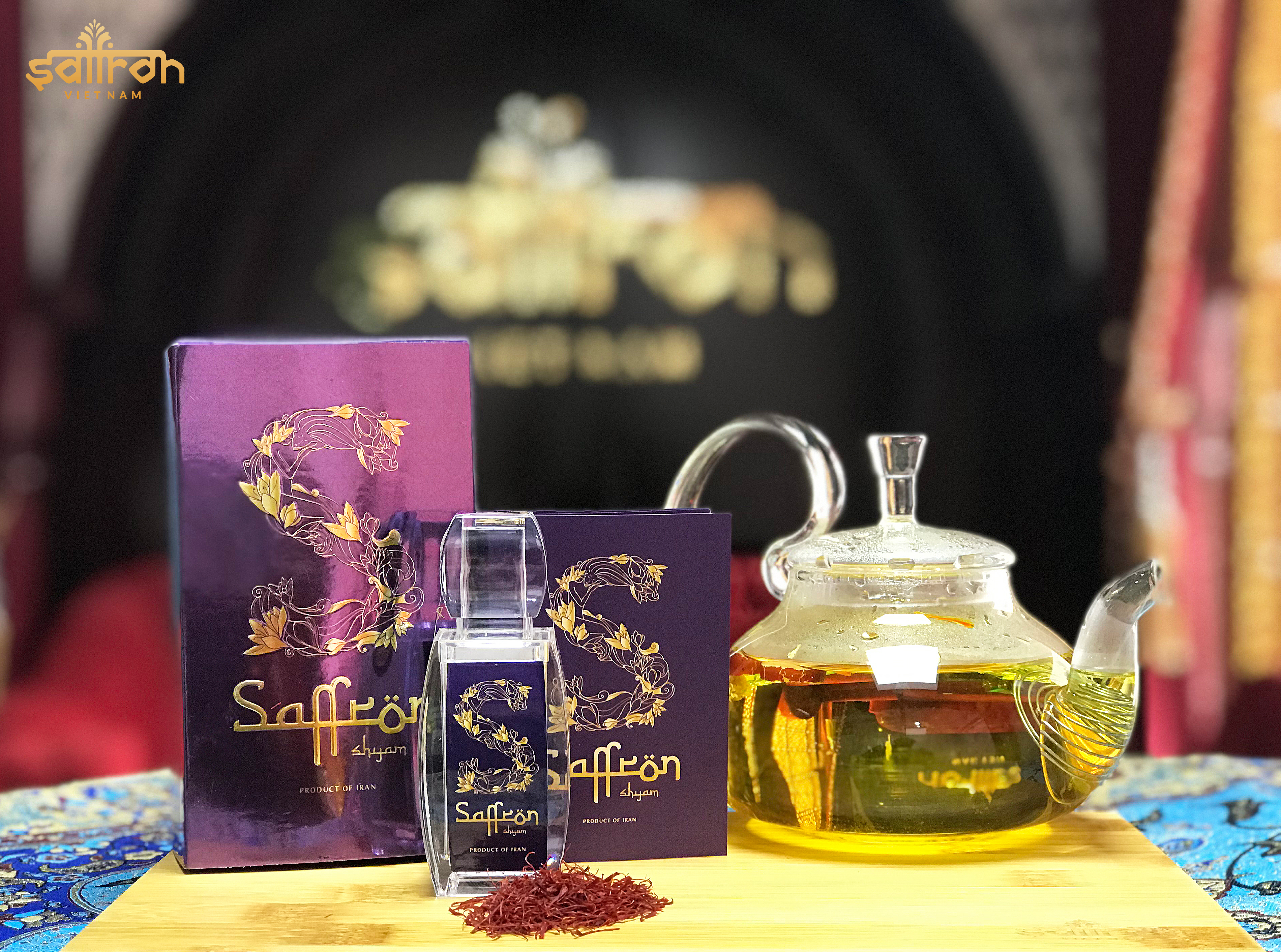 Nhụy Hoa Nghệ Tây Saffron Shyam 1Gram/hộp