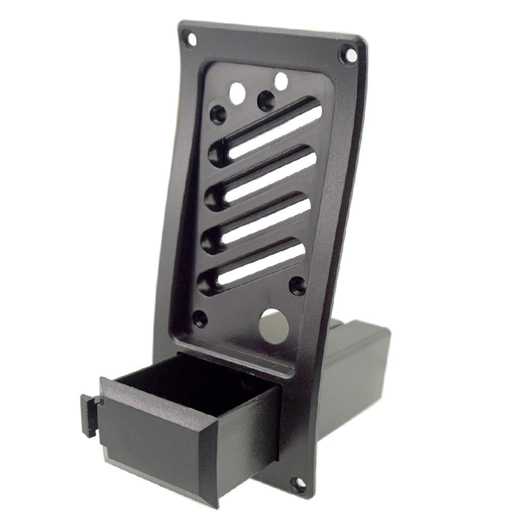 2X Battery Pack Holder Equalizer EQ Piezo Pickup Cover Guitar