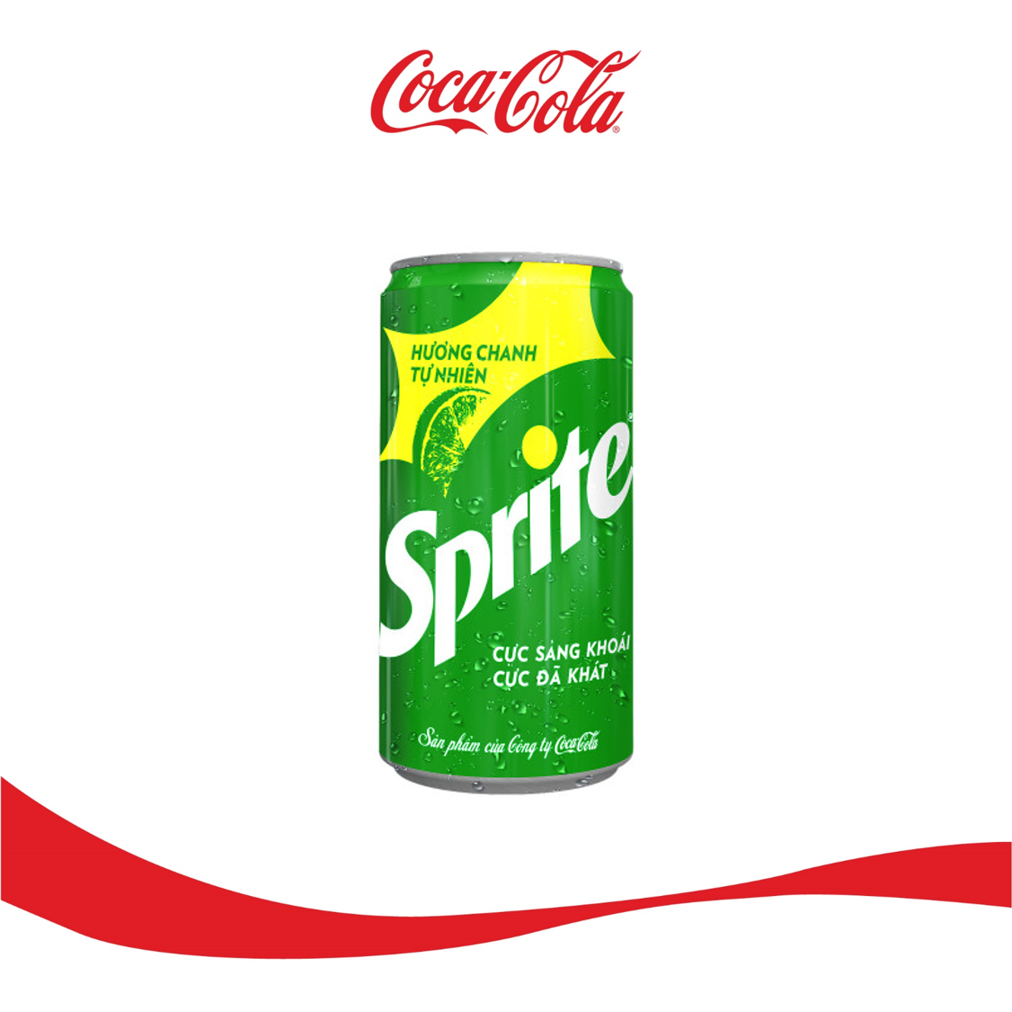 Thùng 24 Lon Nước ngọt có gas Sprite lon Mi nhon (235ml x24)