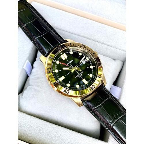 Đồng Hồ Nam Dây Da Casio Standard MTP-VD01GL-1E Chính Hãng - MTP-VD01GL-1EVUDF