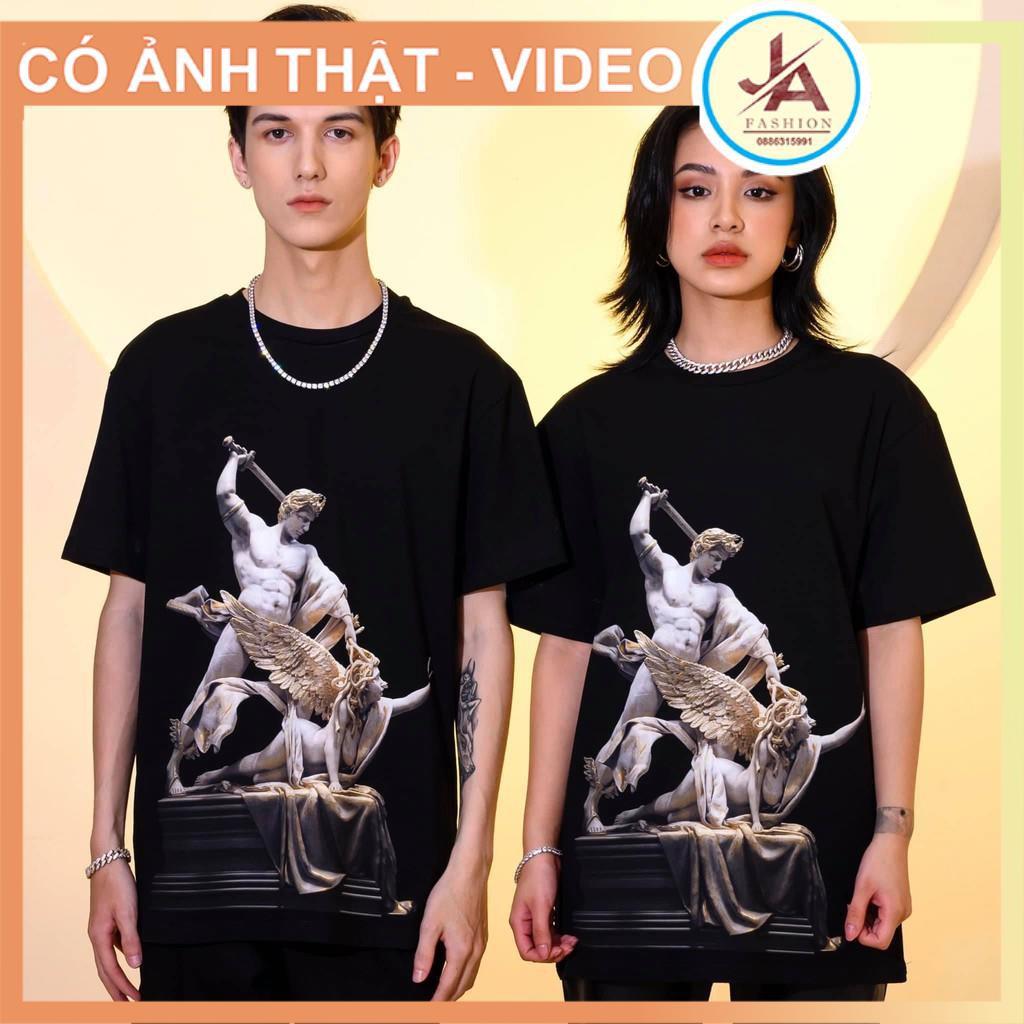 Áo thun tay lỡ Medusa ,áo phông nam nữ unisex form rộng- JASHOP JASHOP