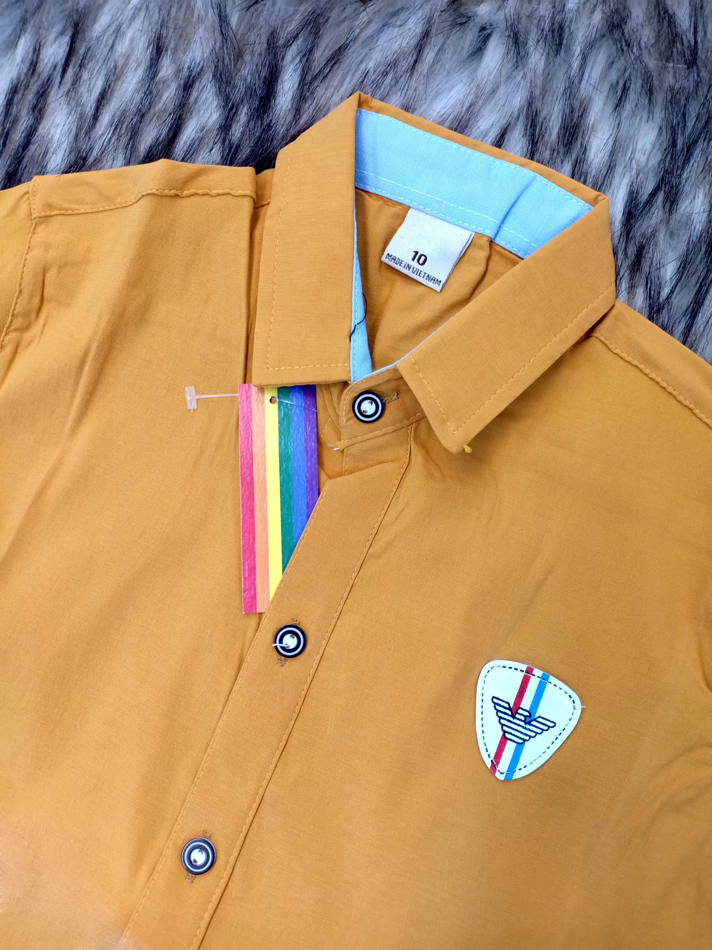 Set sơmi và quần jeans co giãn cao cấp