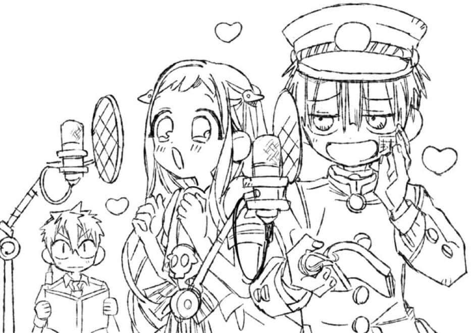 những mẫu truyện nhỏ của hanako do fan vẽ chapter 17 9