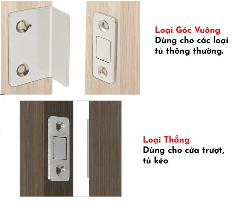 Nam Châm Gắn Cánh Tủ, Giữ Cánh Cửa Có Lực Hút Mạnh - Giữ Chốt Cánh Tủ Quần Áo, Ngăn Kéo, Tủ Bếp Tiện Lợi, Takyhome 3430