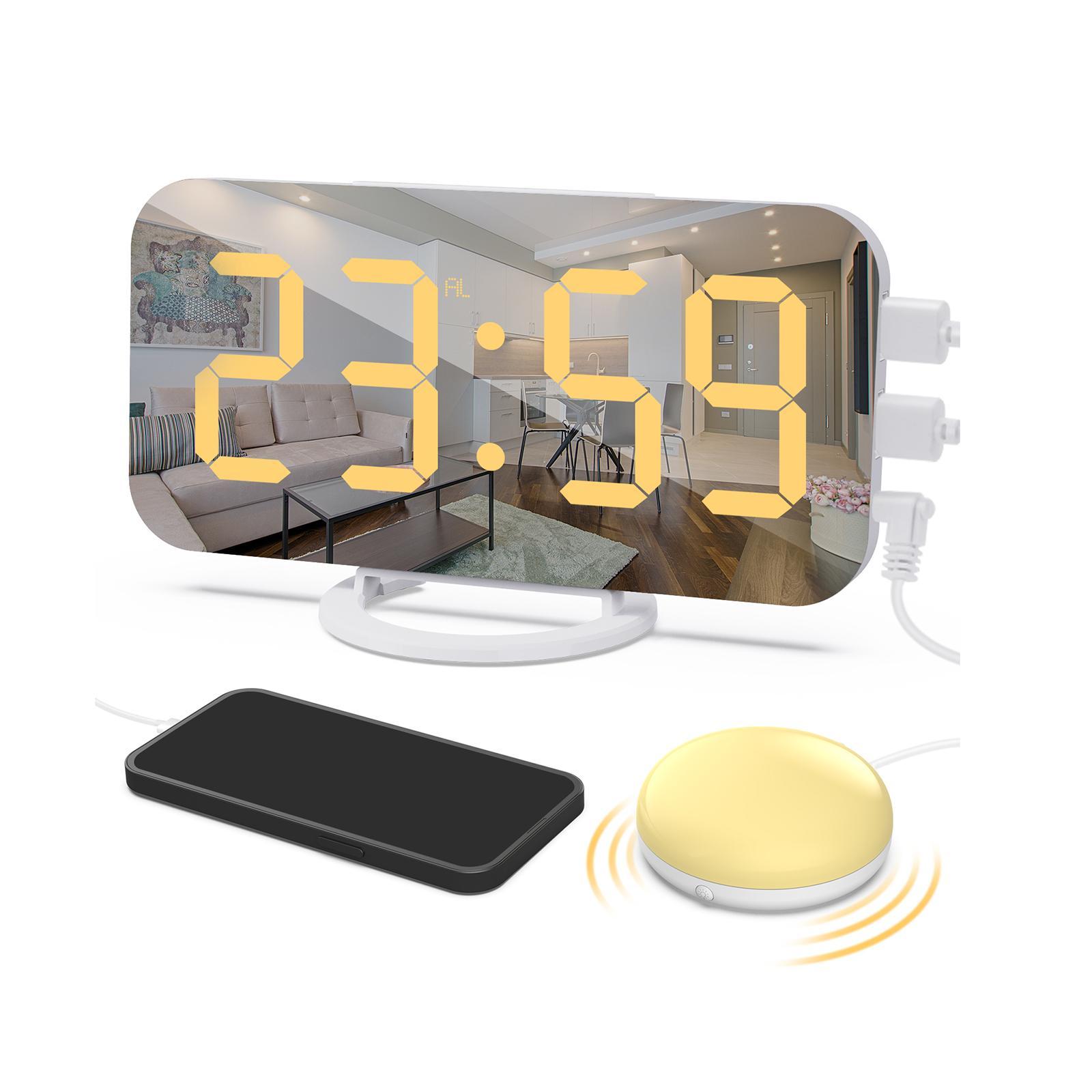 Vibrating Clock Desk Clocks Large Number Digital Clock LED Clock