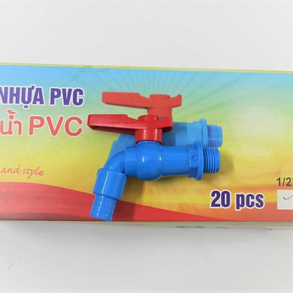 Vòi hồ - vòi nước bằng nhựa PVC loại dày màu xanh phi 21 -27 chất lượng cao sản xuất trên công nghệ Thái Lạn