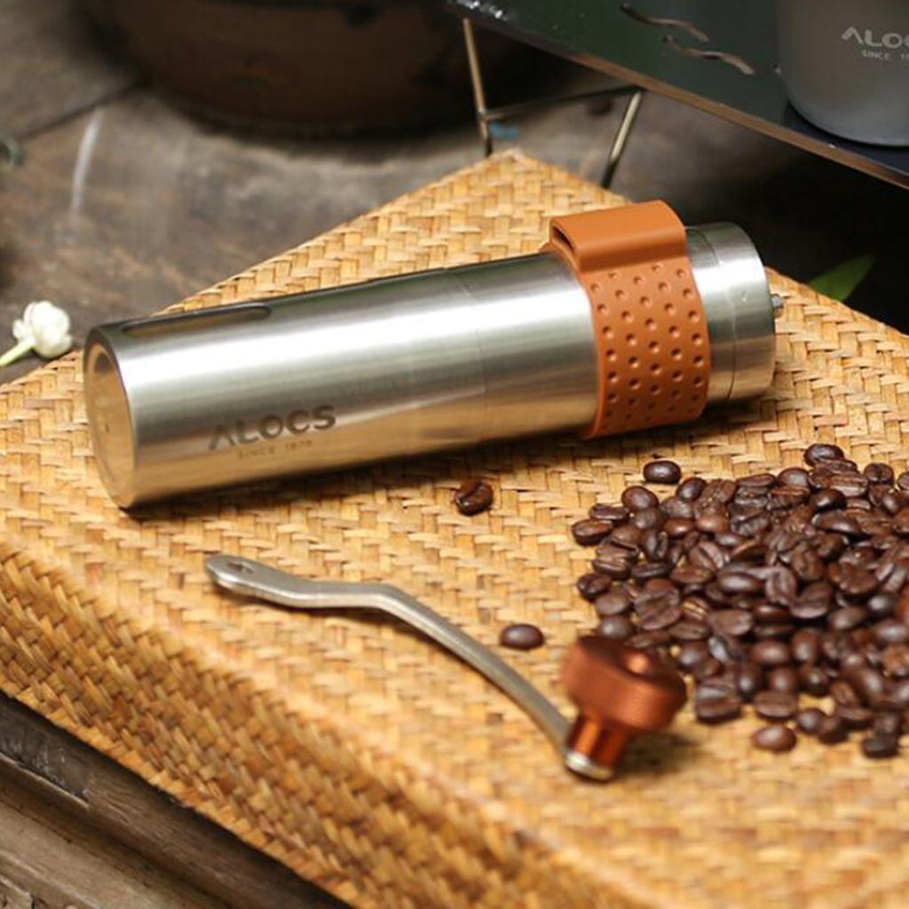 Ceramic Burr Hand Coffee Grinder Kitchen Manual Bean Mills Stainless Steel