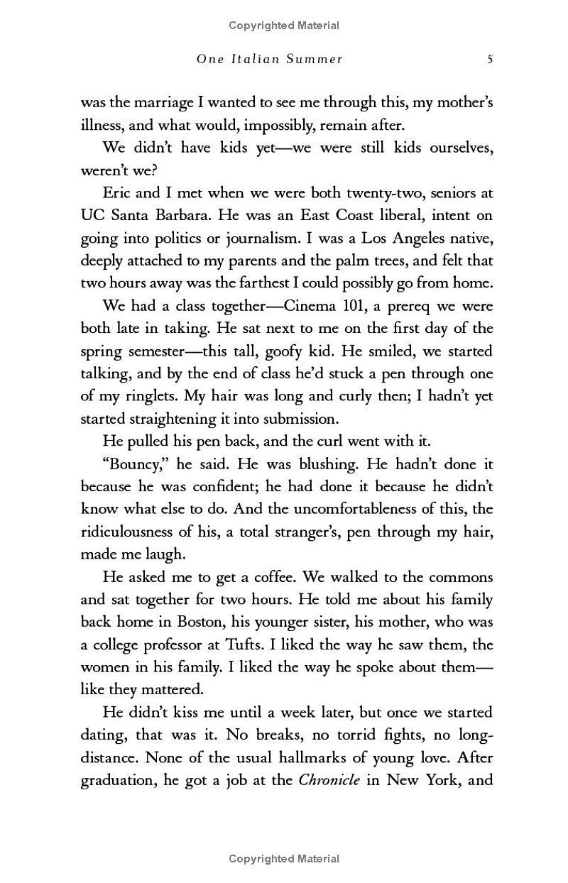 Sách ngoại văn: One Italian Summer