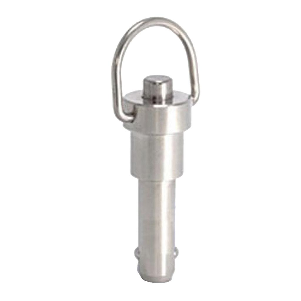 3 Pcs Stainless Steel Push Button Pin Quick-Release Pin Ring Handle Pins 6mm 50mm