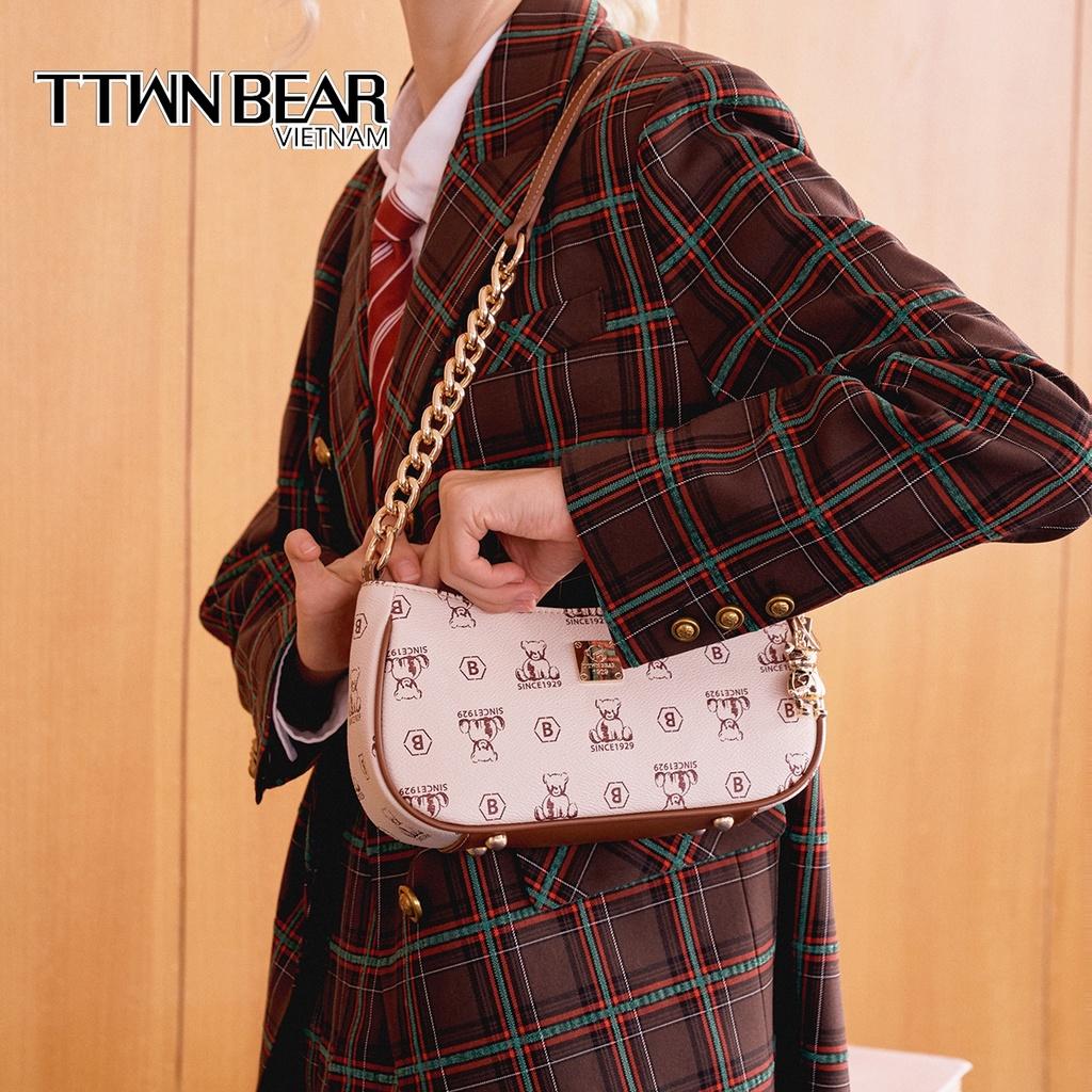 Túi xách nữ đeo chéo thời trang công sở đi học đi chơi TTWN BEAR da PVC cao cấp - TN1783