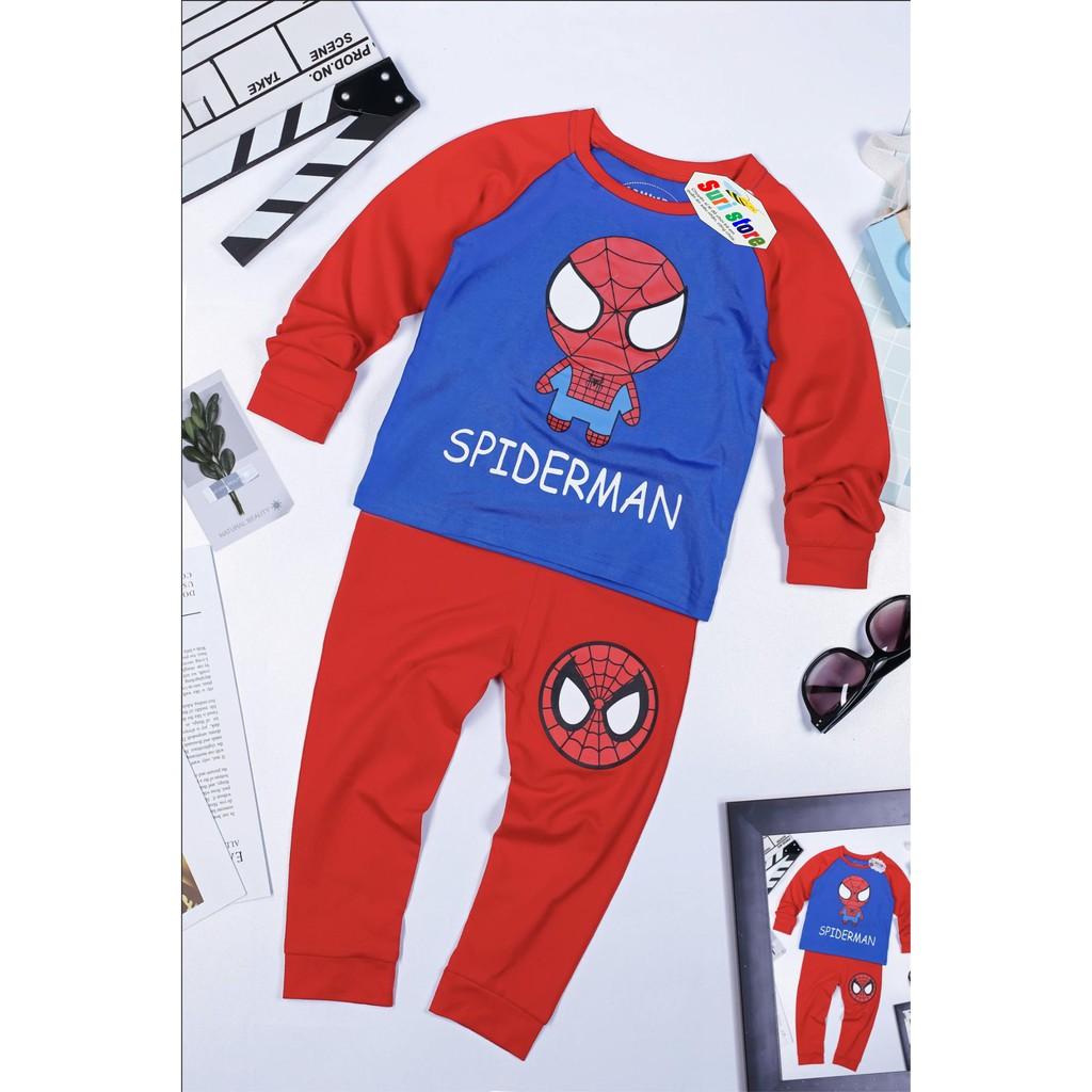 Bộ Thun dài tay hình ChiBi Siêu Nhân