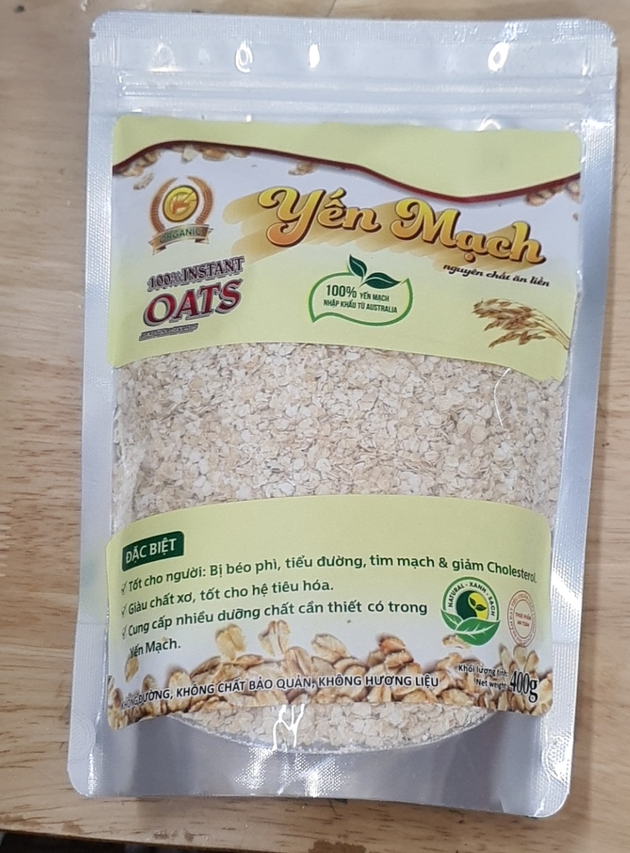 Yến mạch nguyên chất ăn liền Úc 100% Instant OATS 400g