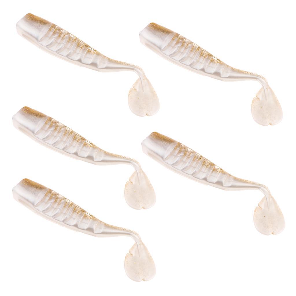 5 Pieces Floating Fishing Lures Bait Rainbow Fish Lures Fishing Bait Fishing Tools Swim Baits