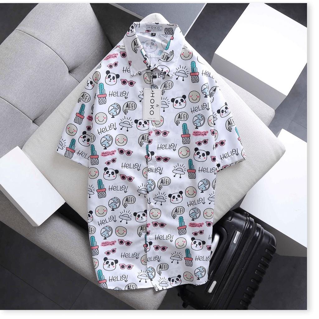 SIÊU PHẨM ÁO SƠ MI NGẮN TAY NAM CỰC CHẤT HOẠ TIẾT ĐỘC LẠ SIÊU HOT HÈ 2021 KME FASHION