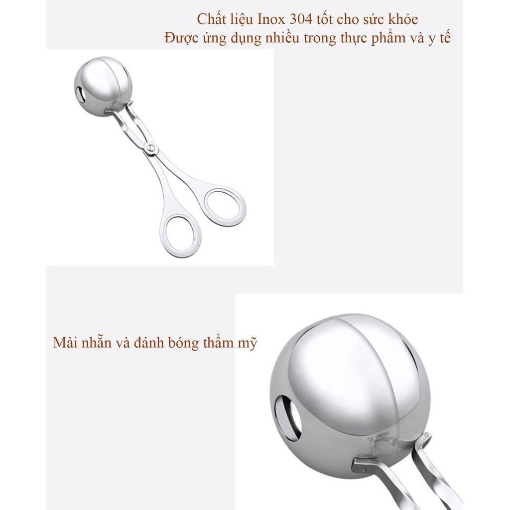 Kéo làm thịt viên, chả viên bằng Inox 304 cao cấp an toàn với thực phẩm