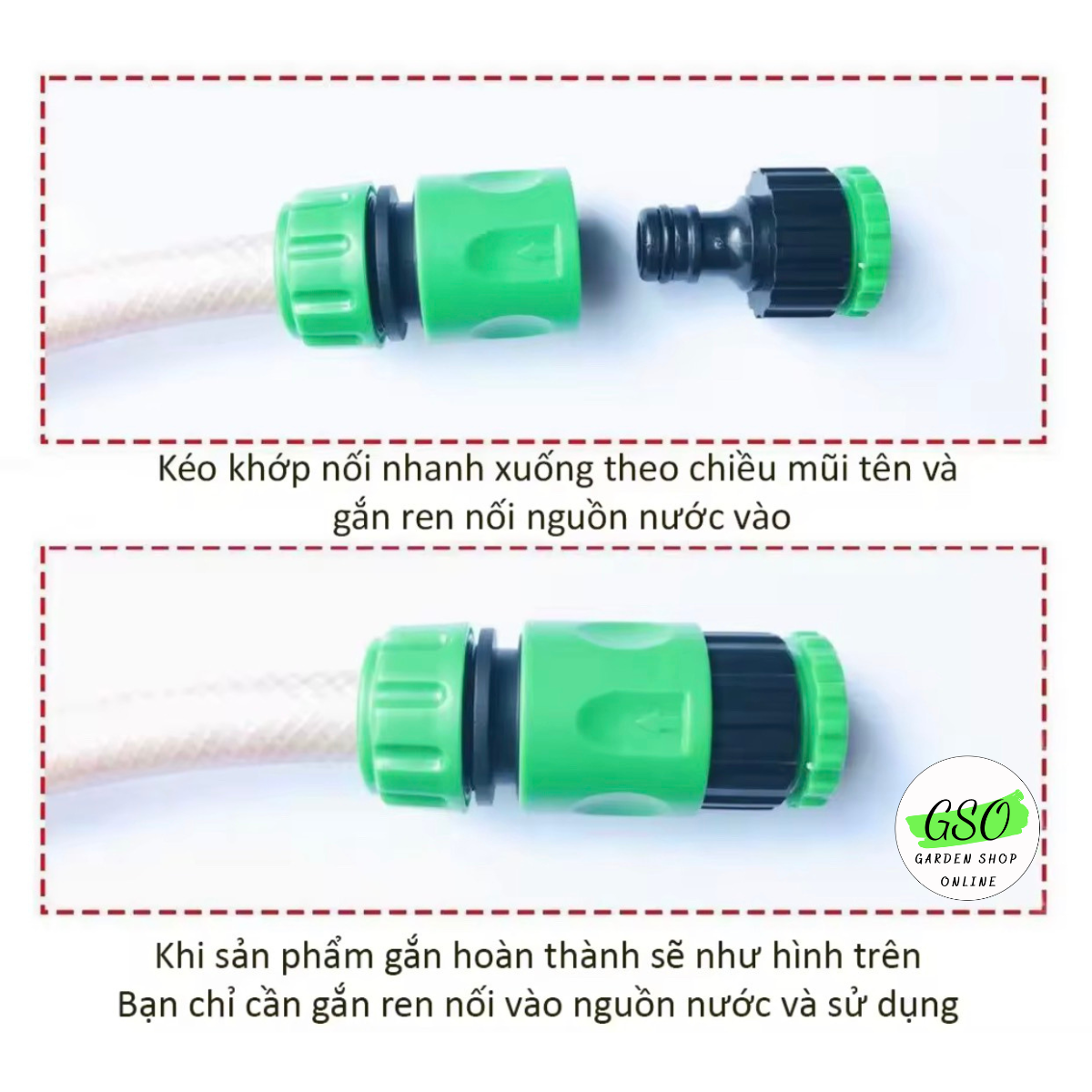 Vòi xịt nước tưới cây, rửa xe, phun sương đa năng