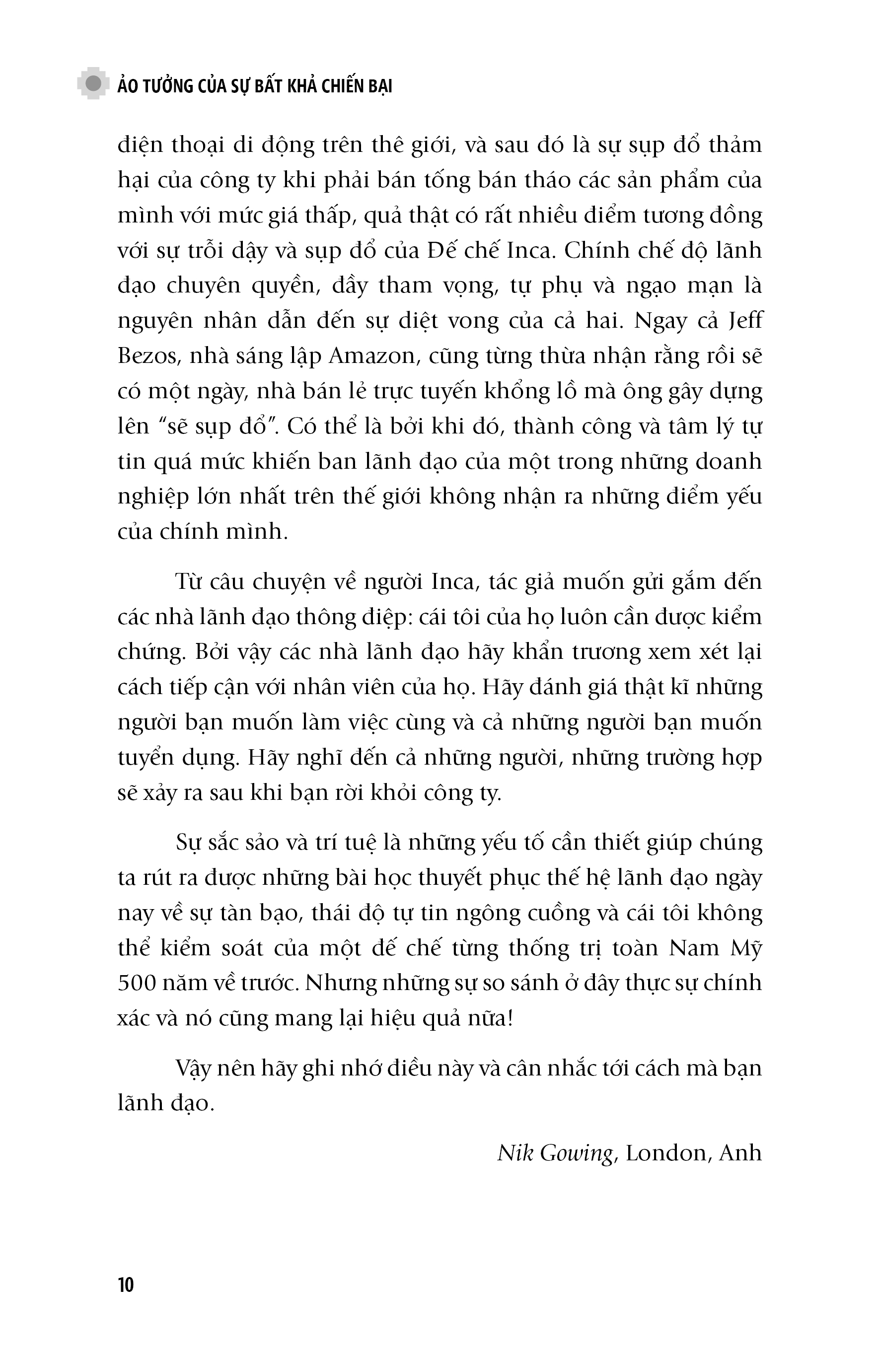 Ảo Tưởng Của Sự Bất Khả Chiến Bại - Sự Trỗi Dậy Và Sụp Đổ Của Các Doanh Nghiệp Bài Học Từ Đế Chế Inca