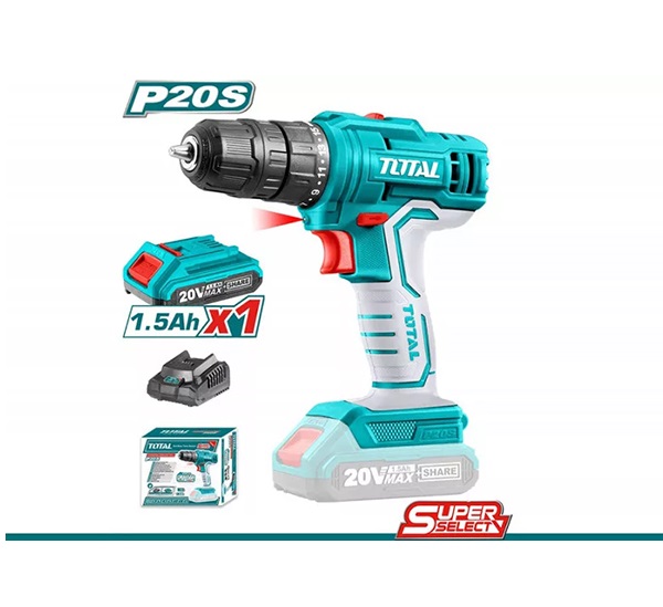 Máy khoan dùng pin Lithium-ion 20V TOTAL TDLI20051