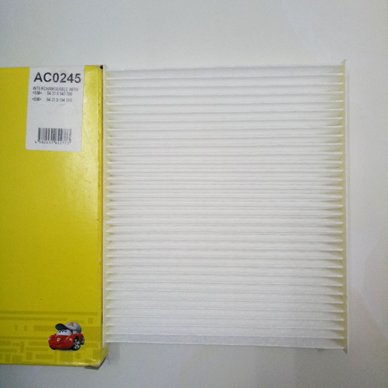 Lọc gió điều hòa AC0245 không than hoạt tính dùng cho BMW X6 2008, 2019, 2010, 2011, 2012, 2013, 2014, 2015, 2016, 2017, 2018, 2019 mã phụ tùng 64319194098