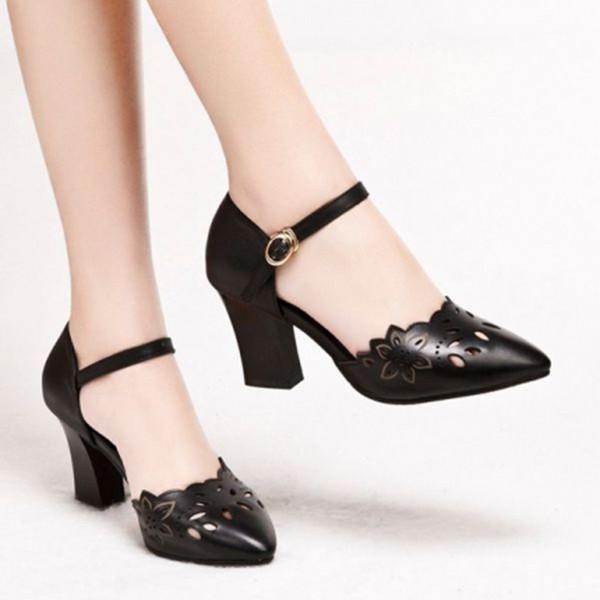 Giày cao gót laze hoa