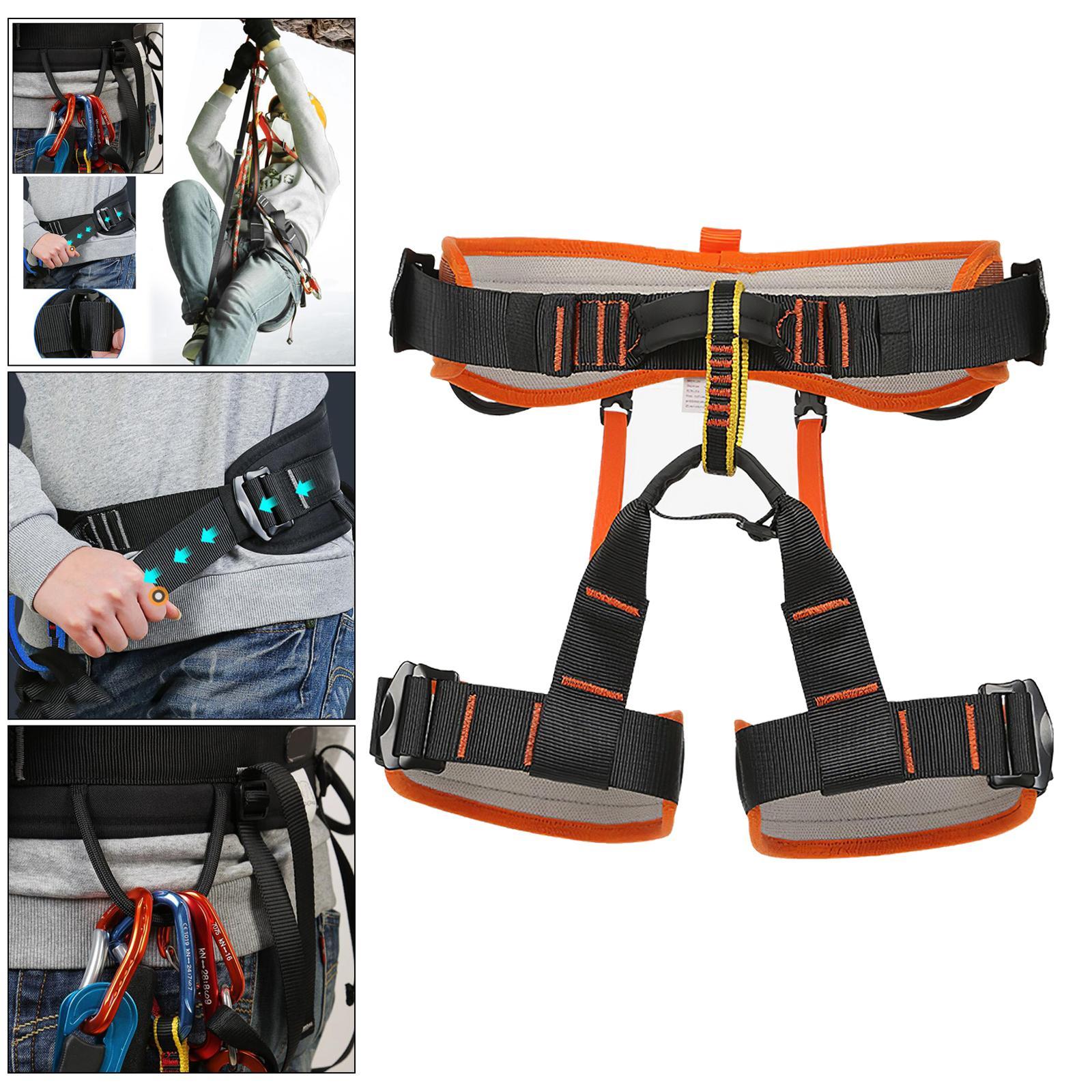 Outdoor Half Body Harness Rock Climbing Tree Rappelling Waist Belt