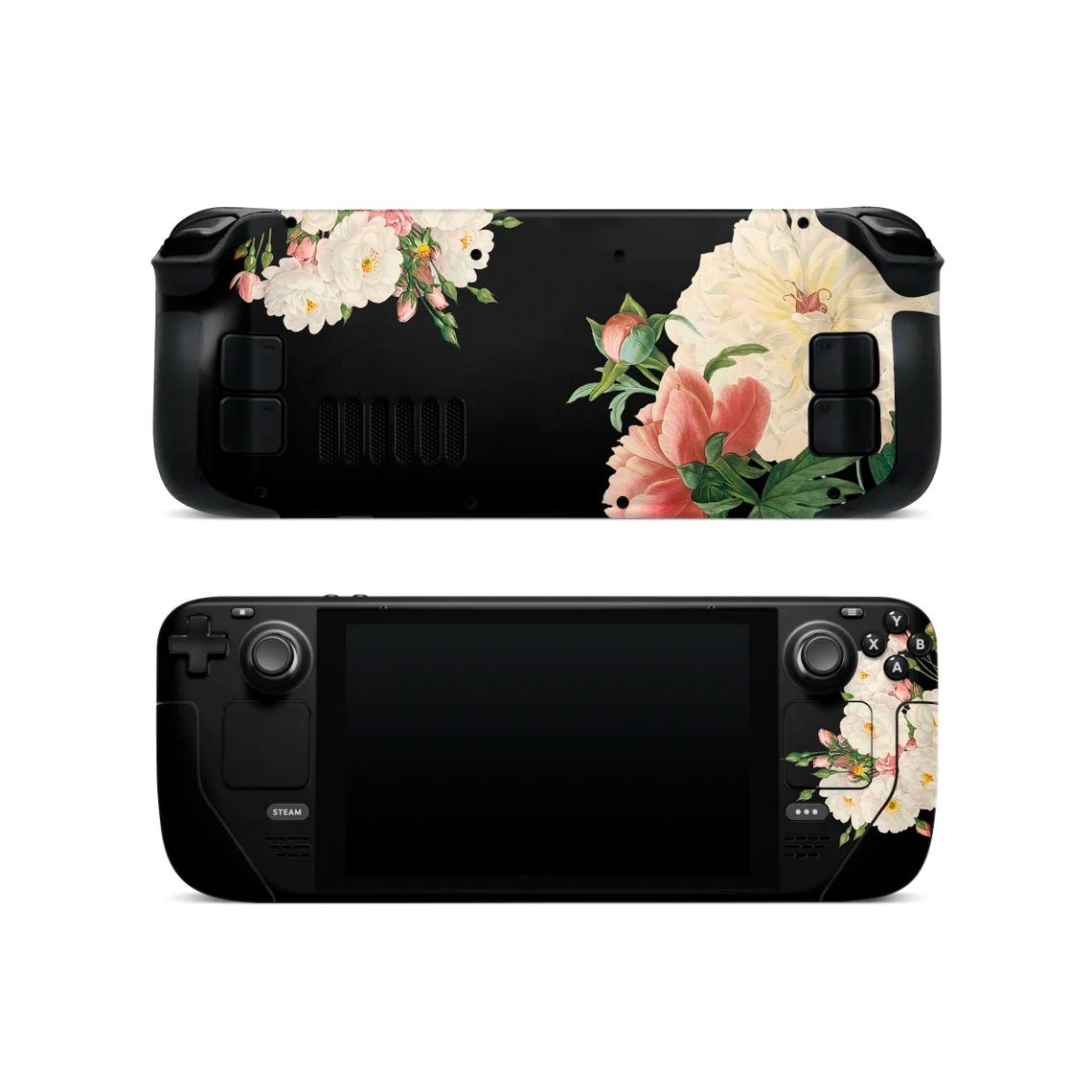 Skin decal dán Steam Deck mẫu Pivoine (dễ dán, đã cắt sẵn chuẩn theo khuôn máy)