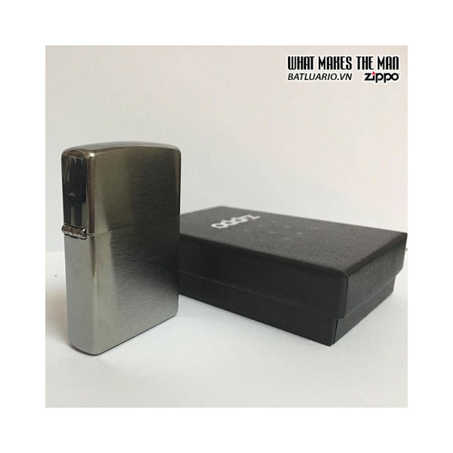 Bật lửa ZIPPO 200 –Bật lửa ZIPPO BRUSHED CHROME