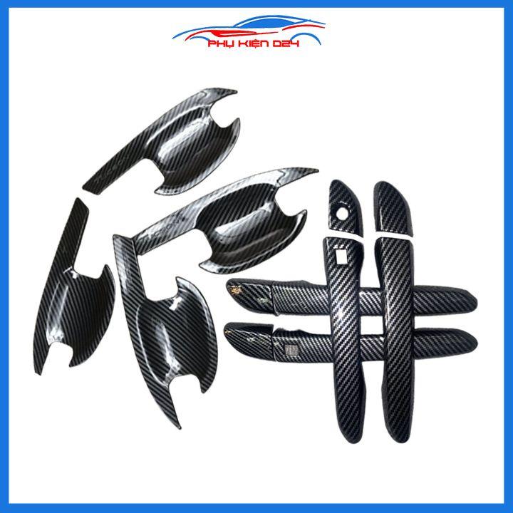 Ốp tay hõm Tucson 2016-2017-2018-2019-2020-2021 vân cacbon/mạ crom/titan chống trầy bảo vệ cửa xe ô tô