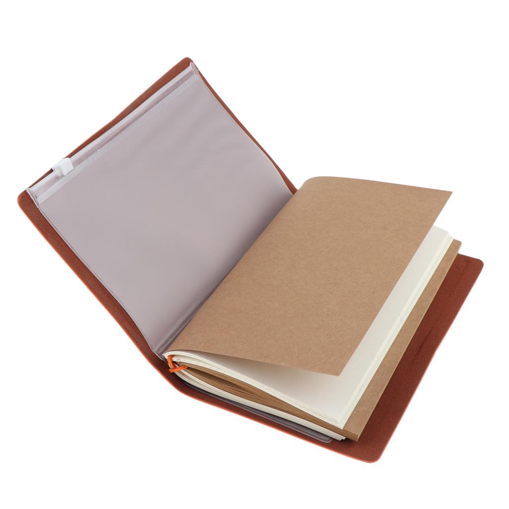 Orange A6 Paper Size Notebook Portable Note Book for Painting, Diary