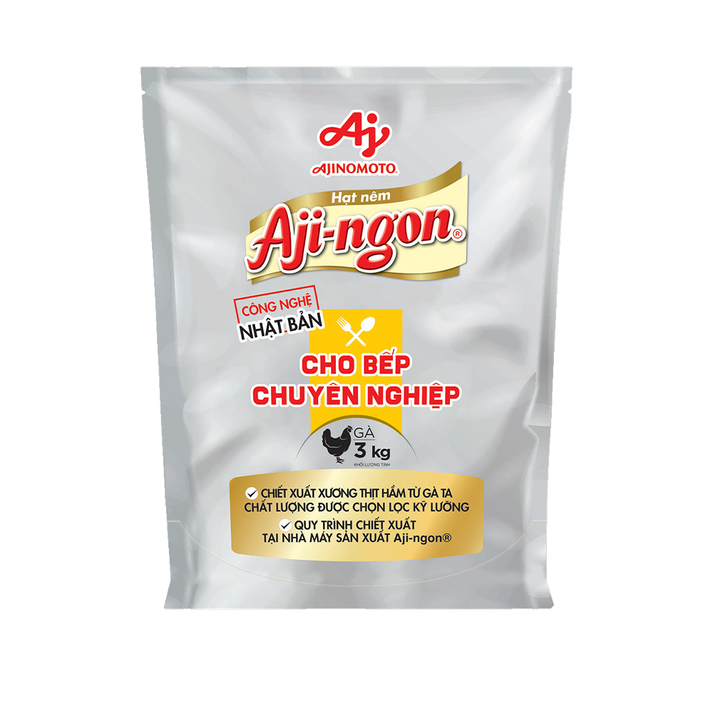 Gói Hạt Nêm Aji-ngon® Gà 3kg/Gói