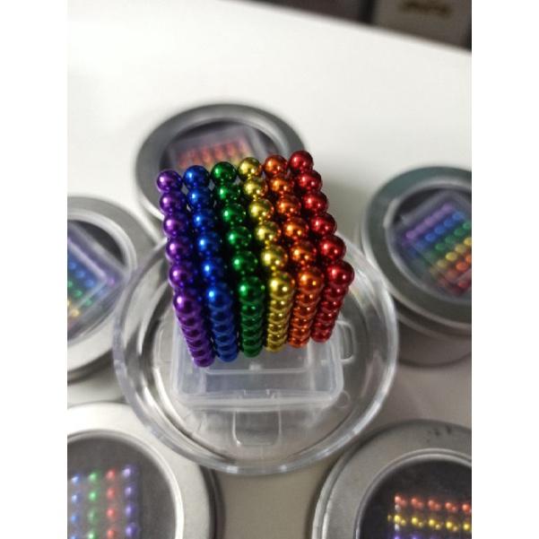 Bộ đồ chơi bucky ball 216 viên nam châm phi 5, hàng công ty không bong chóc khi sử dụng